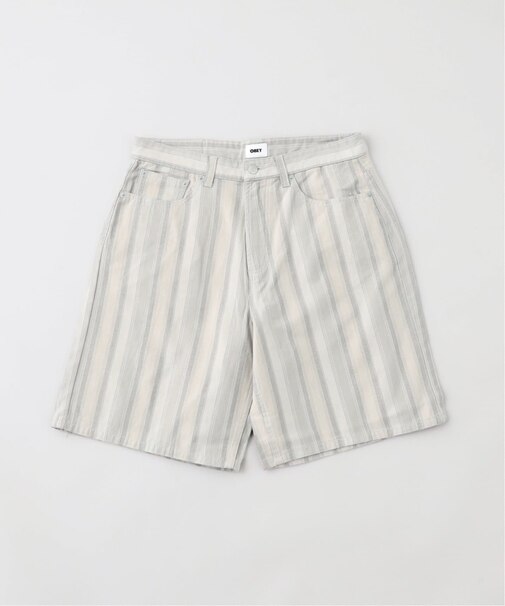 OBEY/オベイBAJA STRIPE BAGGY DENIM SHORT