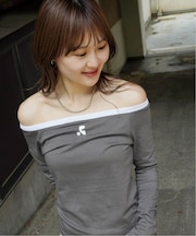 【Rest&Recreation/レストアンドレクリエーション】OFF-SHOULDER TOP