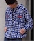 WOKE EDGE/ウォークエッジTiedye Check  Parka