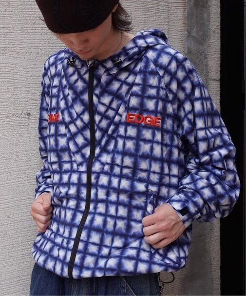 WOKE EDGE/ウォークエッジTiedye Check Parka