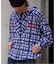WOKE EDGE/ウォークエッジTiedye Check  Parka