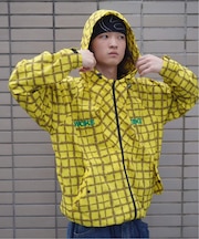 WOKE EDGE/ウォークエッジTiedye Check  Parka