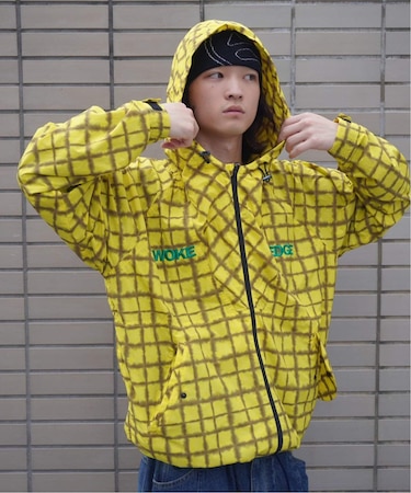 WOKE EDGE/ウォークエッジTiedye Check  Parka