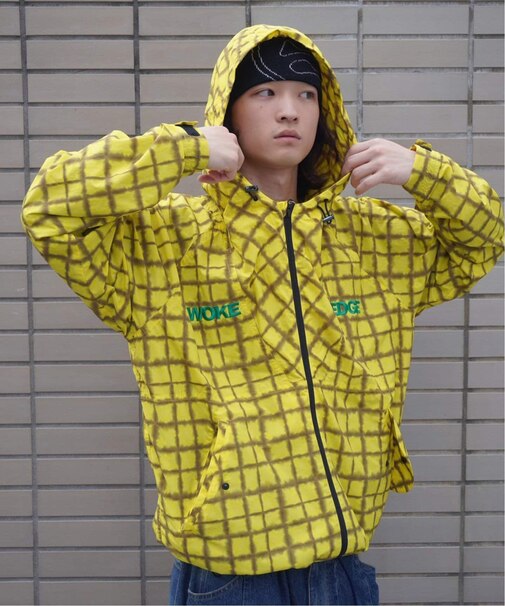 WOKE EDGE/ウォークエッジTiedye Check  Parka