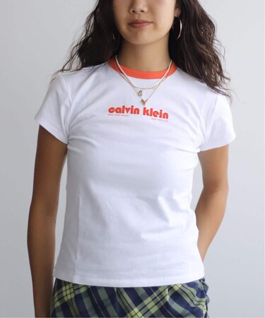 Calvin Klein /カルバン クライン SS RETRO LOGO GRAPHIC TEE