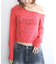 GUESS/ゲス GO OFF SHOULDER LS TEE