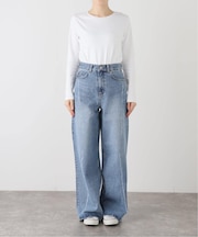 KIJUN/キジュンScratched Wide Jeans