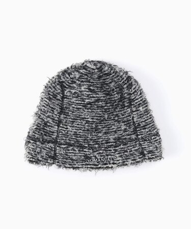 NOMANUAL/ノーマニュアル NEST HAIRY BEANIE