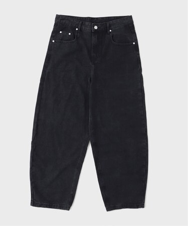 NOMANUAL/ノーマニュアルWAVE CURVED DENIM PANTS