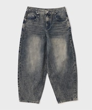 NOMANUAL/ノーマニュアルWAVE CURVED DENIM PANTS