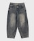 NOMANUAL/ノーマニュアルWAVE CURVED DENIM PANTS
