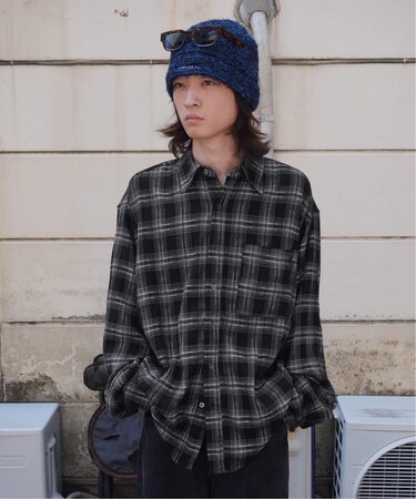 NOMANUAL/ノーマニュアルFLANNEL CHECK SHIRT