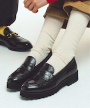KENFORD/ケンフォード  TANK SOLE EMBOSSED LOAFERS