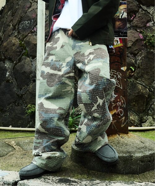 PLATEAU STUDIO / プラトースタジオ Double knee camo｜ジョイント 