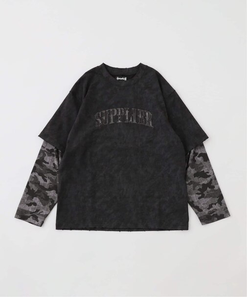 SUPPLIER / サプライヤー CAMOUFLAGE LAYERED LONG SLEEVE
