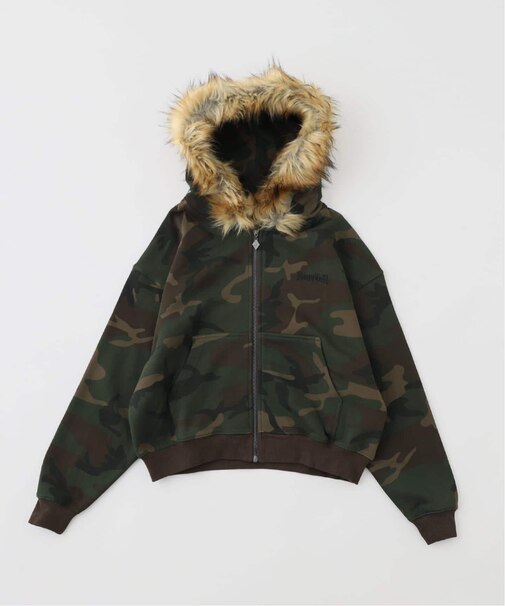 SUPPLIER / サプライヤー FAUX FUR CROSS ZIP HOODIE