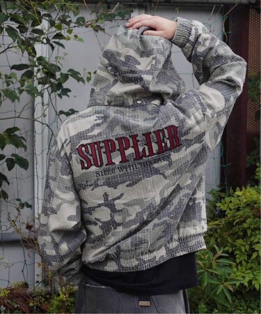 SUPPLIER / サプライヤー CAMOUFLAGE HOODED BLOUSON