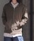 JIEDA / ジエダ DAMAGE PATCH ZIP HOODIE