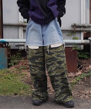 DISCOVERED / ディスカバード LAYERED ARMY DENIM PANTS