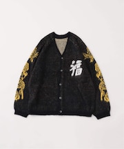 THRIFTY LOOK / スリフティ ルック Raglan Sleeve Logo Cardigan