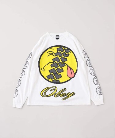 OBEY / オベイ SMILE TIRE VINTAGE OVERSIZE TEES