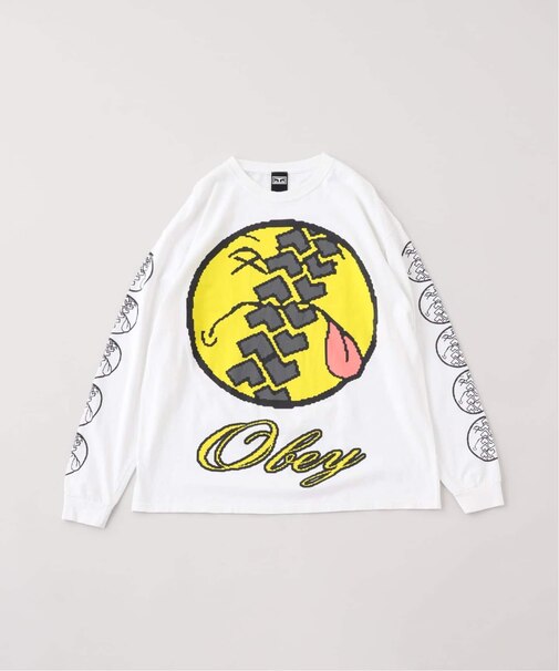 OBEY / オベイ SMILE TIRE VINTAGE OVERSIZE TEES