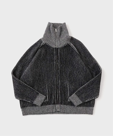 Name./ネーム REVERSIBLE WOOL DRIVERS KNIT