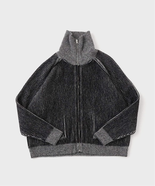 Name./ネーム REVERSIBLE WOOL DRIVERS KNIT