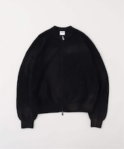 NOMANUAL/ノーマニュアル SPRAY DYEING KNIT ZIP-UP