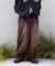 NOMANUAL/ノーマニュアル WAVE CURVED CORDUROY PANTS