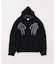 NOMANUAL/ノーマニュアル SKULL HAND COWICHAN HOODED