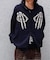 NOMANUAL/ノーマニュアル SKULL HAND COWICHAN HOODED