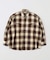 Name./ネーム COTTON FLANNEL OMBRE REGULAR SHIRT