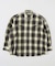 Name./ネーム COTTON FLANNEL OMBRE REGULAR SHIRT