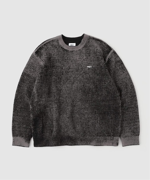 OBEY / オベイ SPRAY EFFECT SWEATER