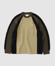OBEY / オベイ RAGLAN CREW NECK SWEATER