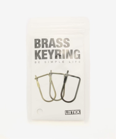 LIXTICK/リックスティック BRASS KEYRING