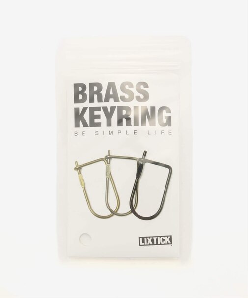 LIXTICK/リックスティック BRASS KEYRING