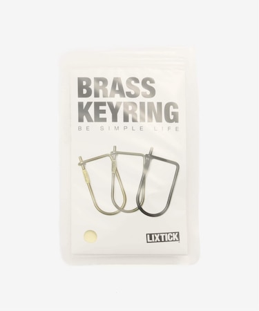LIXTICK/リックスティック BRASS KEYRING