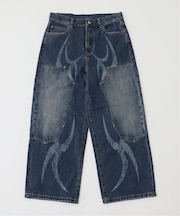 SUPPLIER / サプライヤー TRIBAL DOUBLE KNEE BAGGY JEANS