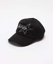 WOKE EDGE / ウォークエッジ Rhinestone WE Star Logo Cap