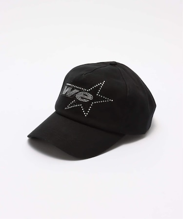 WOKE EDGE / ウォークエッジ Rhinestone WE Star Logo Cap