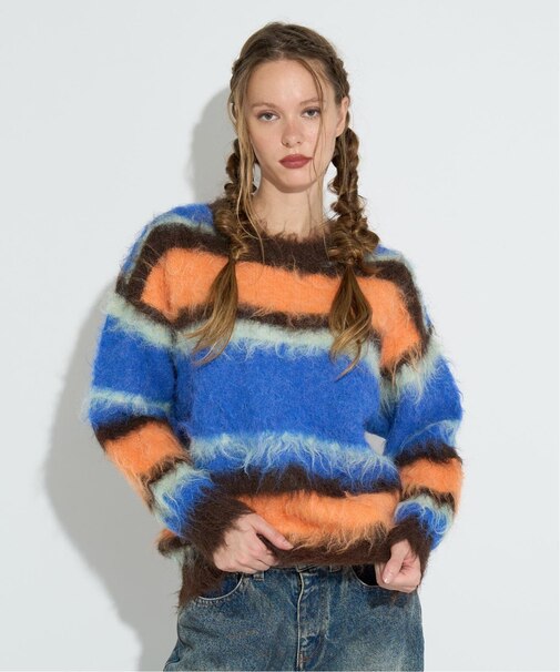ANNA SUI NYC / アナスイエヌワイシー カラーボーダーニット