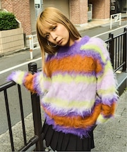 ANNA SUI NYC / アナスイエヌワイシー カラーボーダーニット