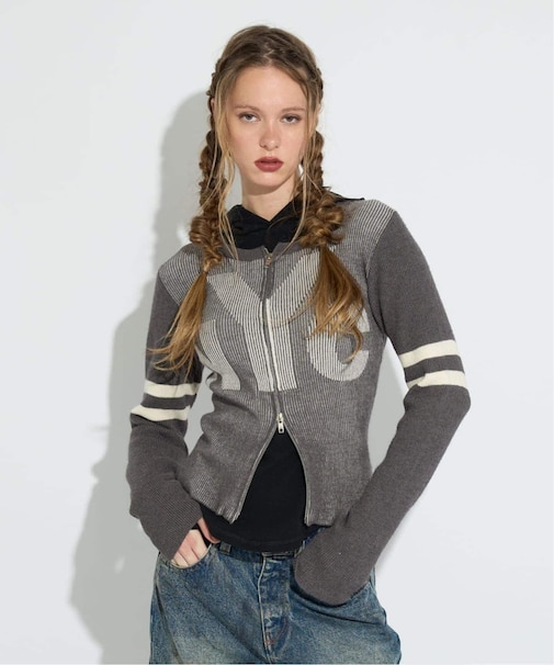 ANNA SUI NYC / アナスイエヌワイシー NYCハイショクZIPカーデ