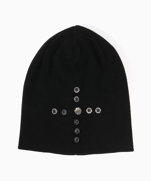 SUPPLIER / サプライヤー Cross Studs Long Beanie