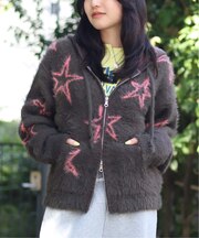 フェザーヤーンZIPフーディ