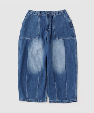 ANGLAN / アングラン Fatigue Denim Balloon Pants