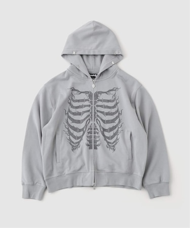 SUPPLIER / サプライヤー Fire Rhinestone Zip Hoodie