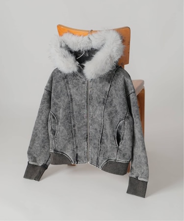 ウオッシュZIPフーディ